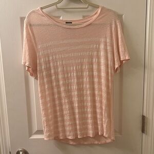 J. Crew Blush Pink Short Sleeve Tee